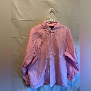 Pink Patterned Ralph Lauren Button Up - 17 1/2 Neck, 35 sleeve measurements